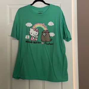 Hello Kitty x Pusheen Mint Green Tee XXL